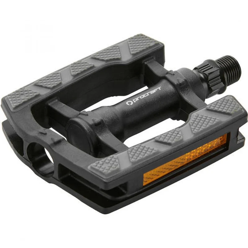 Procraft Pedale City Grip Comp One Size Schwarz - sicherer Komfort für City und Trekking