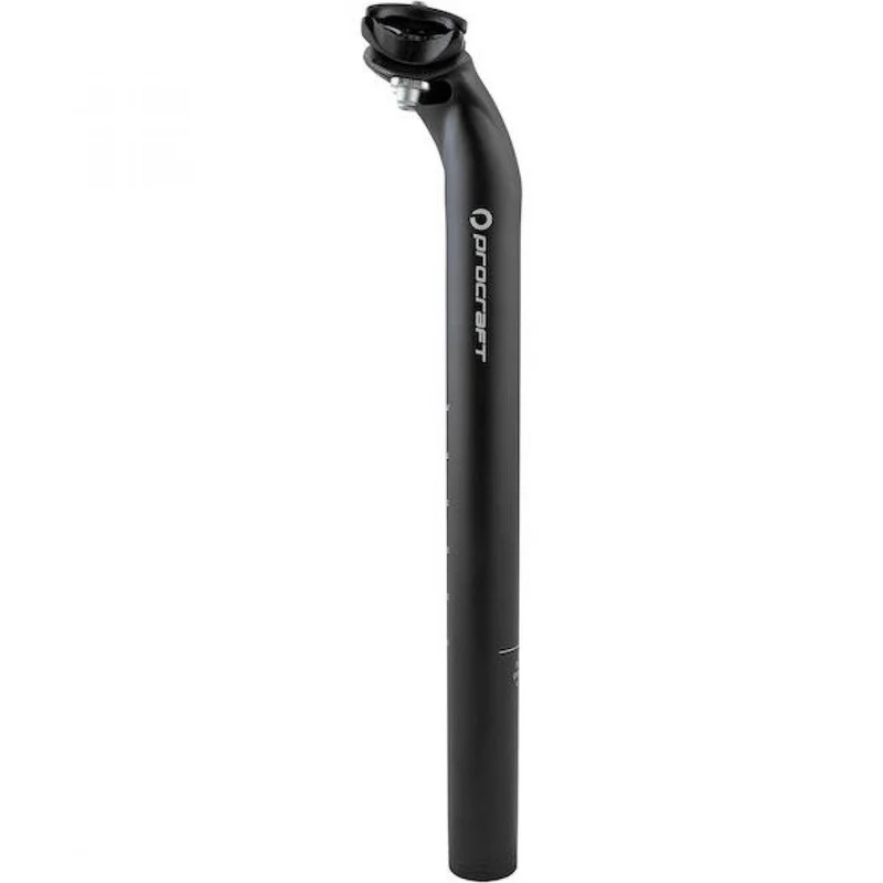 Procraft Sattelstütze Classic 2-Bolt Ø 31,6 x 400 mm Schwarz - stabile, komfortable Sitzposition