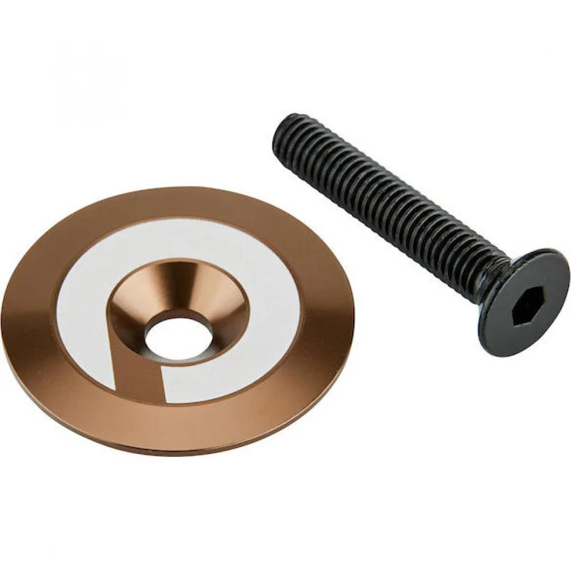 Procraft Top Cap Trail Ultimate CNC 1 1/8" Braun - edles Finish fürs MTB-Cockpit