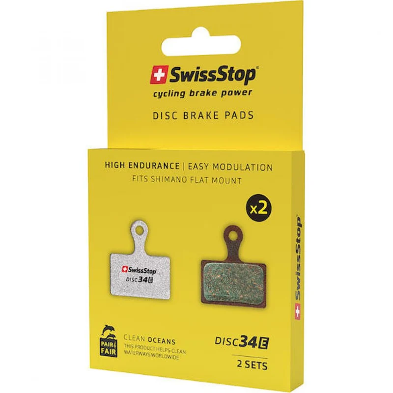Bremsbeläge SwissStop Disc 34 E Bremsbeläge 34 - leistungsstarke E-Bike Scheibenbremsbeläge
