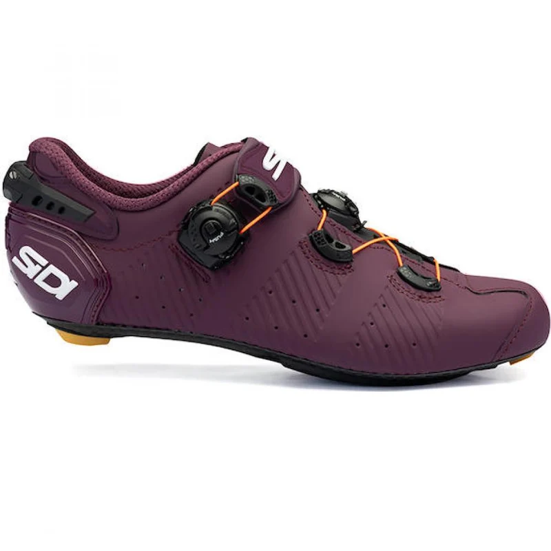 Sidi ROAD Wire 2S wine 46 weinrot - steifer Rennradschuh mit Carbon-Sohle