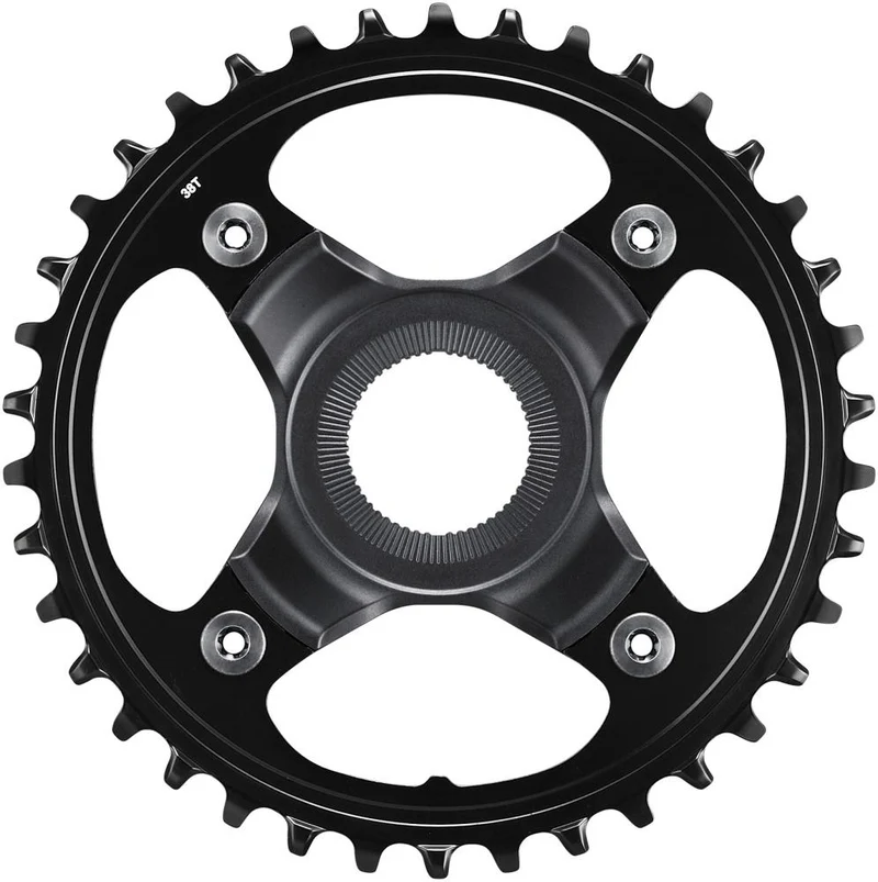 SHIMANO Kettenblatt E8000 SM-CRE80 38Z Ohne KSR - effiziente Performance für E-MTB Antriebe
