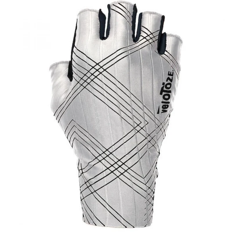 VeloToze Handschuhe Aero weiß S Weiß - aerodynamische Rennrad-Handschuhe