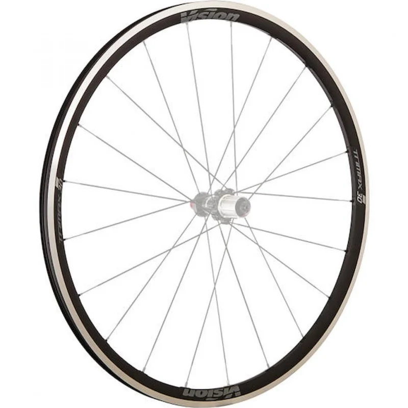 Vision Felge Trimax 30 RB Clincher 16 Loch Schwarz - leichte, tubeless-ready Rennradelge