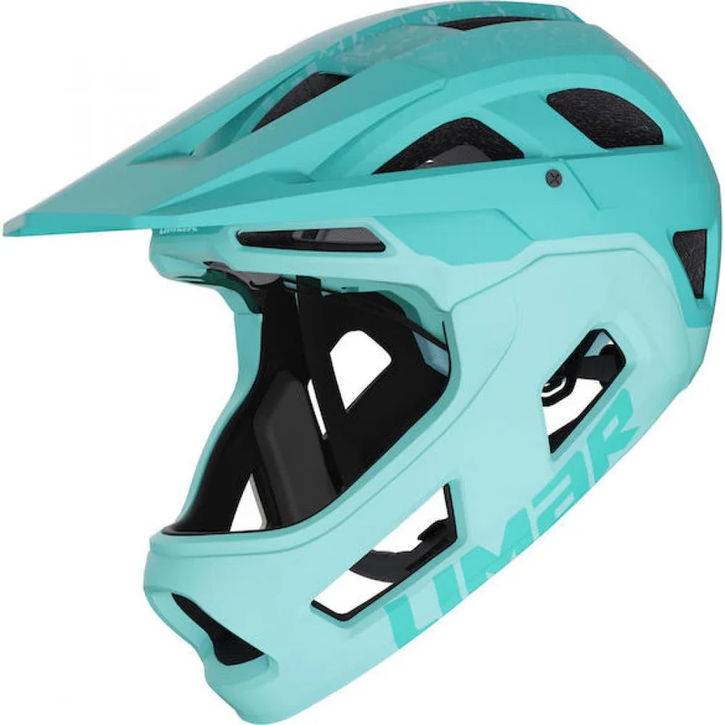 Limar Livigno + Mips Matt Deep M Minzgrün - leichter Fullface-Helm mit maximalem Schutz
