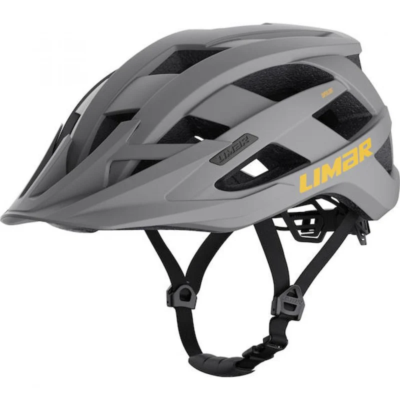 Limar Alben Matt Gray L Grau - leichter MTB-Helm mit maximaler Abdeckung
