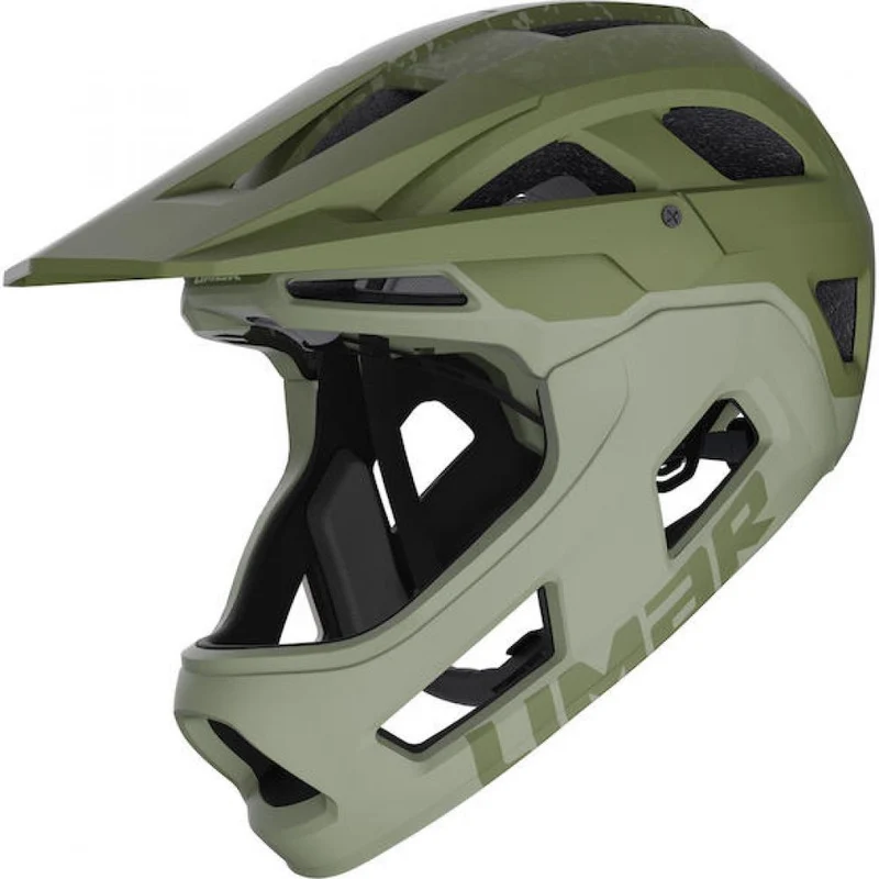 Limar Livigno + Mips Matt Green L Grün - leichter Fullface-Helm mit maximalem Schutz