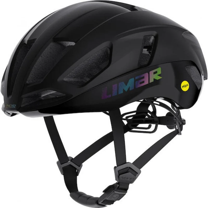 Limar Air Atlas + Mips Iridescent L Schwarz - extrem aerodynamischer Rennradhelm