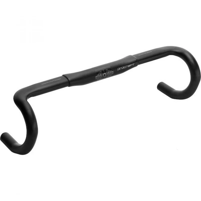 Procraft Lenker RR Ultimate 31,8 x 420 mm Schwarz - ergonomischer Carbon-Rennradlenker