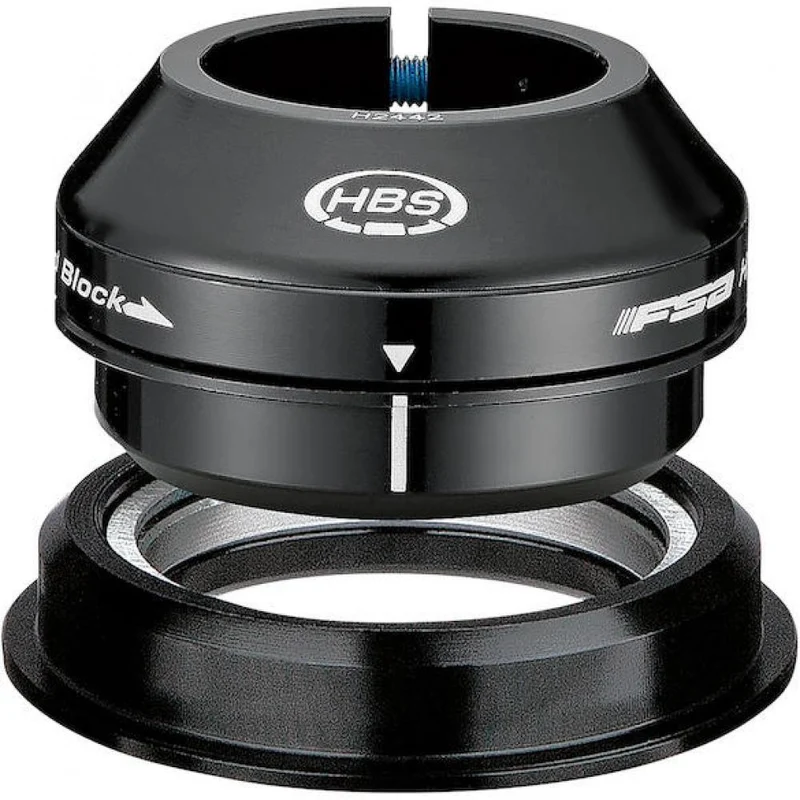 FSA Steuersatz NO.57 HBS 1 1/8 - 1.5" Schwarz - präziser Tapered-Steuersatz für moderne Rahmen