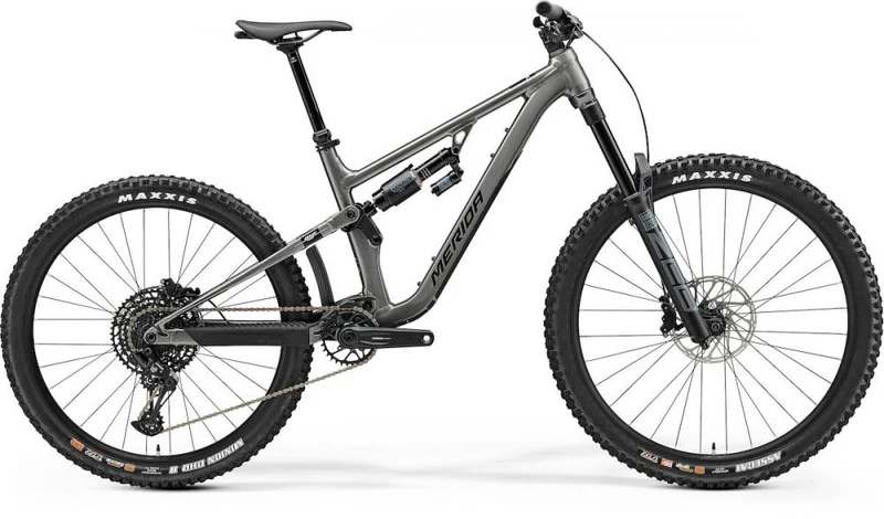 Merida ONE-SIXTY 700 III2 S GLOSSY GUNMETAL GREY - endurostarkes Trail-Bike aktueller Stand der Technik