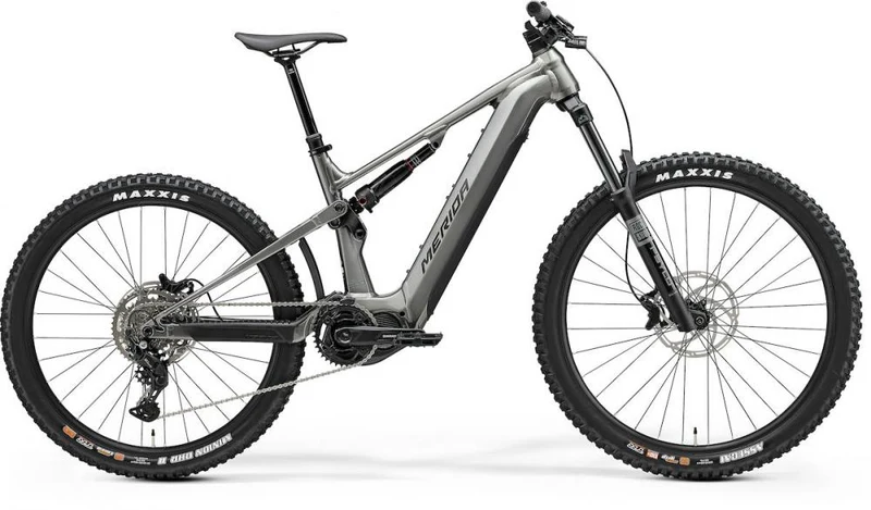 Merida eONE-SIXTY 400 IV1 S Gunmetal-grau/schwar - kraftvolles E-MTB für Trail-Performance