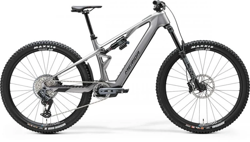 Merida eONE-SIXTY SL 8000 I1 glossy XS Grau - kraftvolles E-MTB für anspruchsvolle Trails