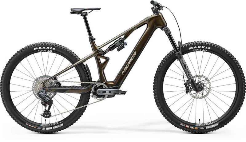 Merida eONE-SIXTY SL 8000 I1 guarded XS Gold - leistungsstarkes E-MTB für anspruchsvolle Trails