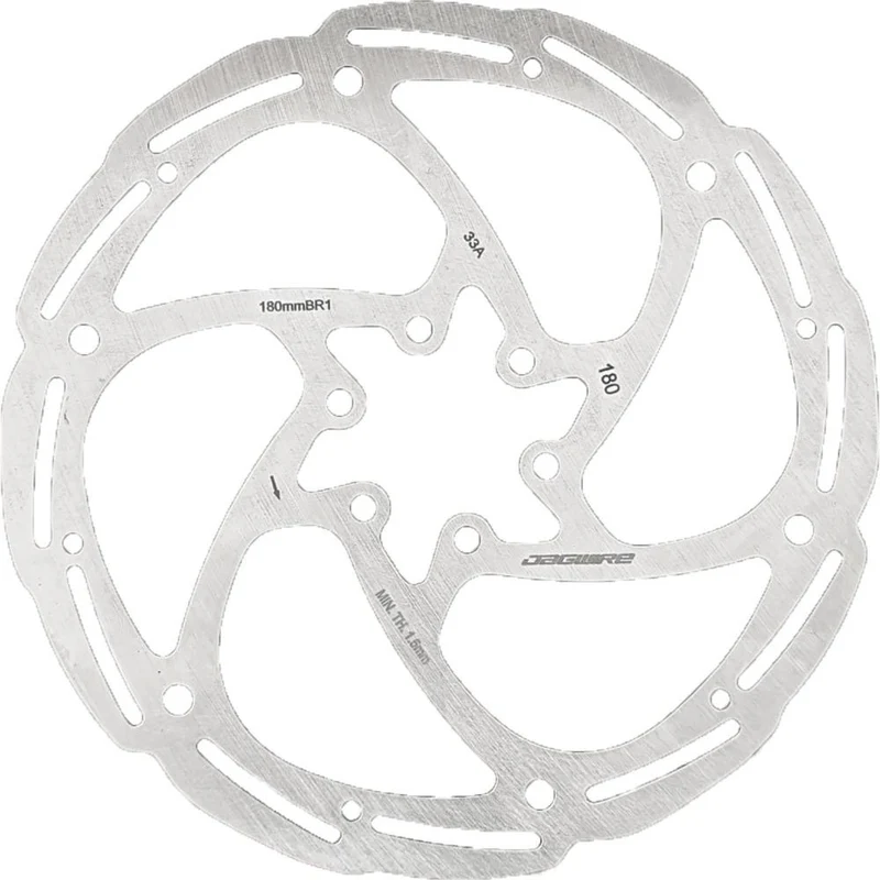 Jagwire Bremsscheibe Basics BR1 6-Loch 160 mm Silber - zuverlässige Bremsleistung