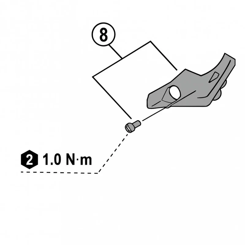 SHIMANO Kabel-Abdeckung SHIMANO RD-M9250 - Schaltwerk Kabelschutz 3 g