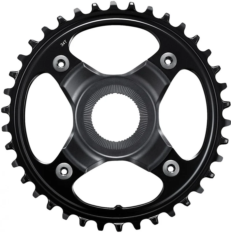 SHIMANO Kettenblatt E8000 SM-CRE80 34Z ohne KSR - Effizienter Antrieb für E-MTB und E-Trekking