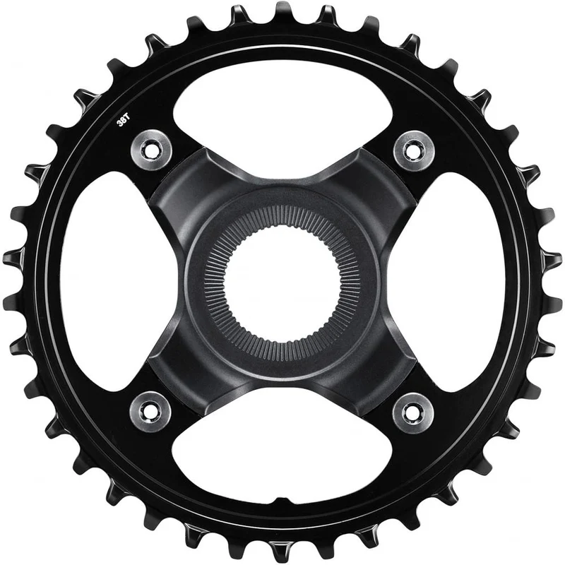 SHIMANO Kettenblatt E8000 SM-CRE80 38Z ohne KSR - Effiziente Performance für E-MTB-Antriebe