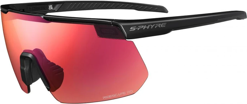 SHIMANO S-PHYRE 2 Matte Black RIDESCAPE Road - Sportbrille S, ca. 20 g