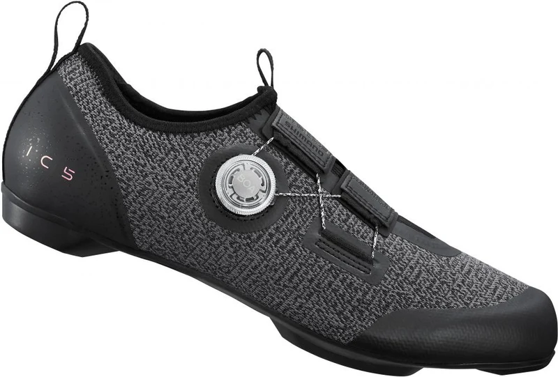 SHIMANO Fahrradschuhe IC5011 Herren/Damen Road SPD Größe 47, Schwarz
