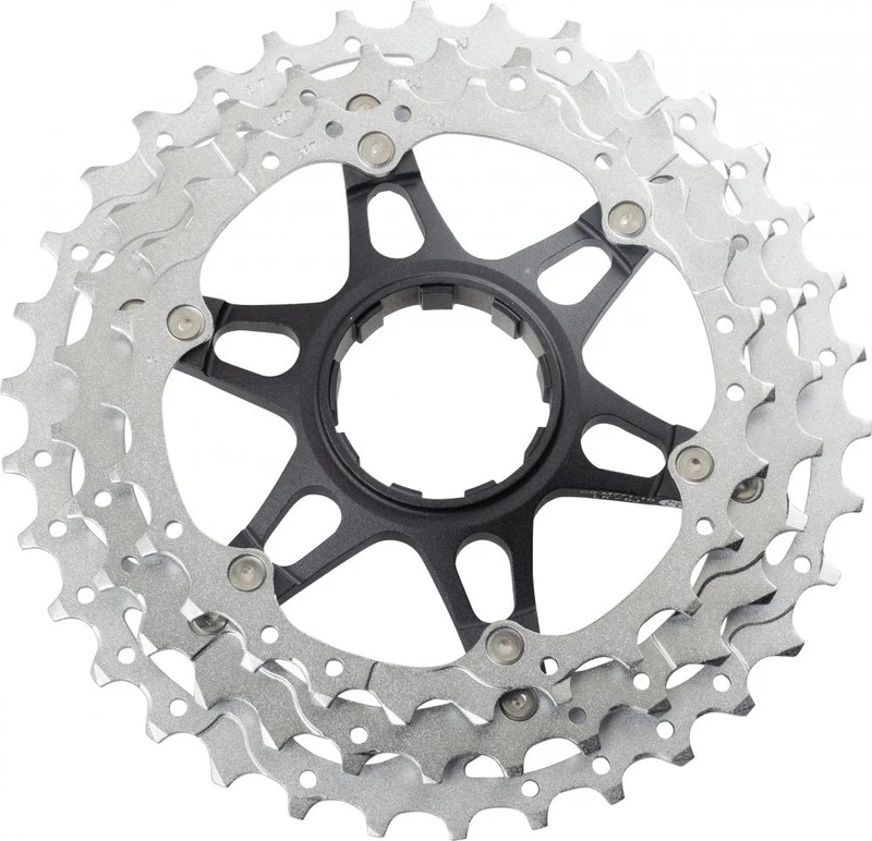 SHIMANO Ritzel für CS-M771 26-30-34 Zähne 11-34 Abstufung 6-Arm-Träger - 26-30, 34 Zähne, 11-34