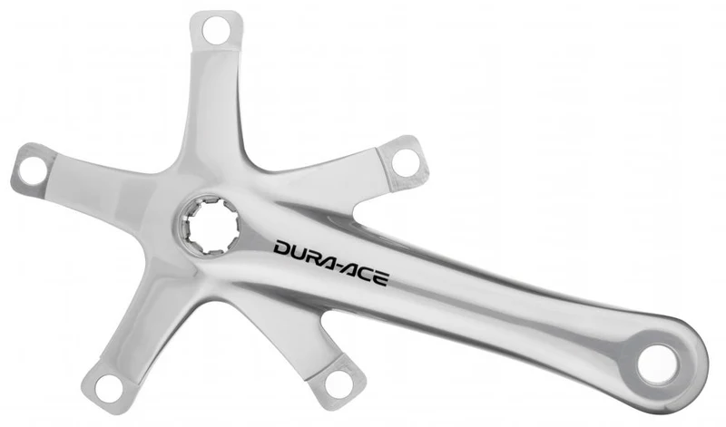 SHIMANO Kurbelgarnitur DURA-ACE TRACK FC-7710 172,5 Silber - maximale Bahn-Performance