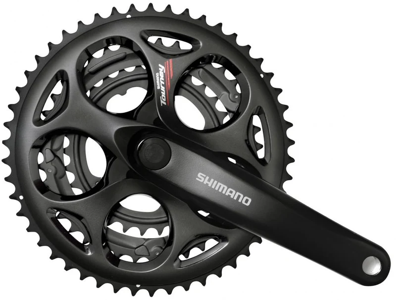 SHIMANO Kurbelgarnitur TOURNEY FC-A073 - 7-fach, 8-fach, 170 mm, 50-39, 30 Zähne