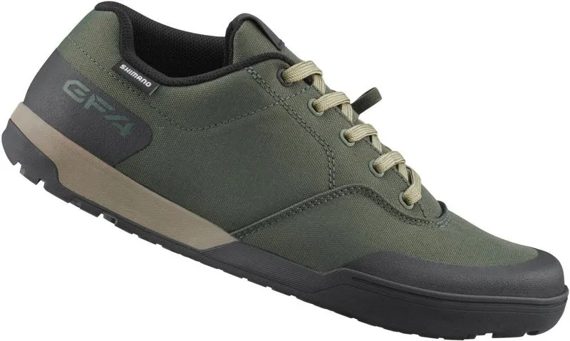 SHIMANO Fahrradschuhe GF400 Herren/Damen MTB FLATPEDAL Fahrradschuhe Größe 48 Grün