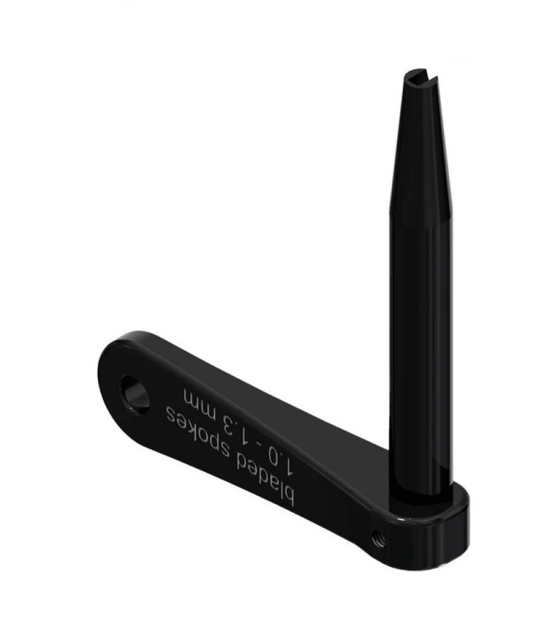 DT Swiss Speichenhalter Bladed 1,0-1,3 mm Schwarz - präziser Halt für Aero-Speichen