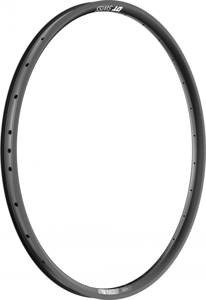 DT Swiss Felge Hybrid U 533 26" 28 Loch Schwarz - robuste E-Trekking-Felge