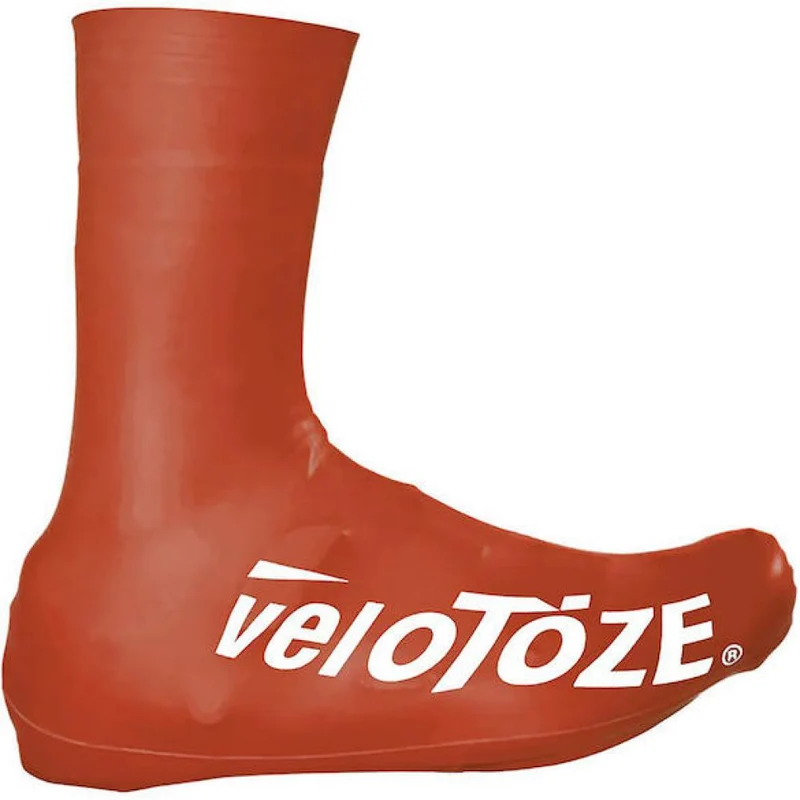 VeloToze Überschuh 2.0 lang maroon L Maroon - wasserdichter Aero-Radüberschuh