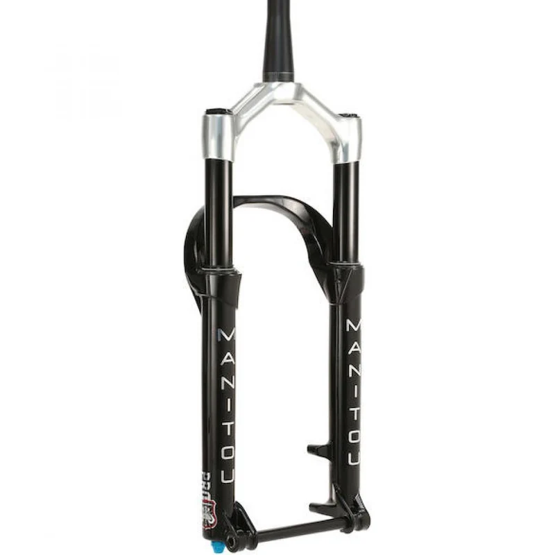 Manitou Federgabel Mastodon Pro Gen. 3 100 mm Mattschwarz/silber - steife Fatbike-Gabel für anspruchsvolle Trails