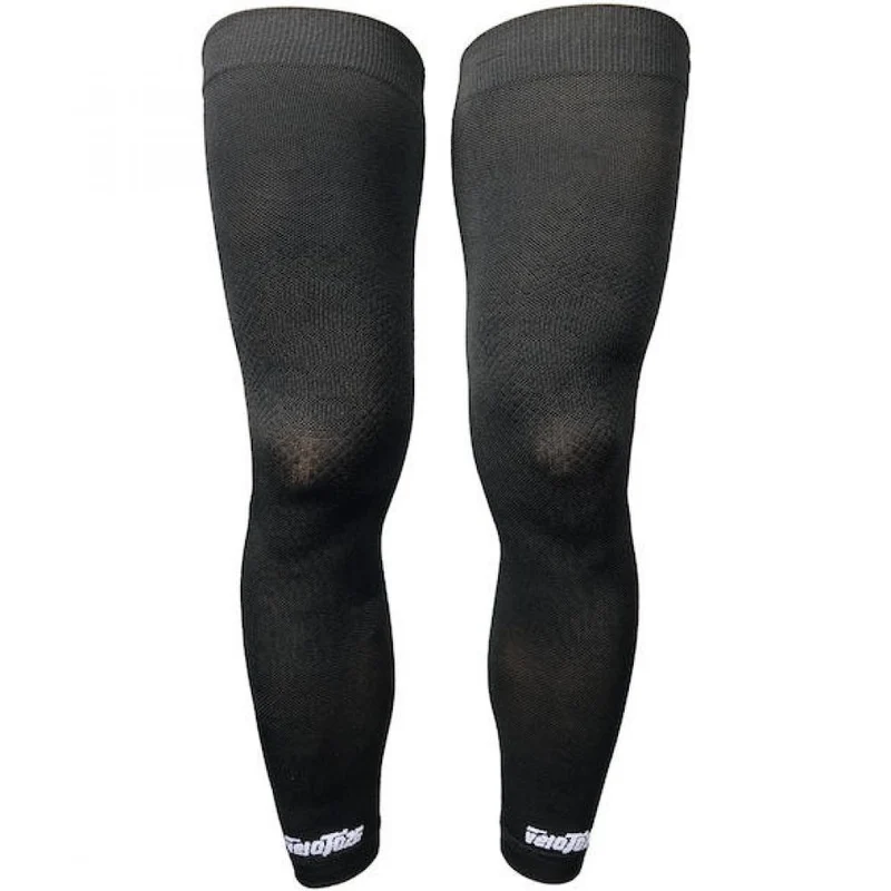 VeloToze Beinlinge Graphene S/M Schwarz - leichter Wetterschutz mit Wärmeleistung