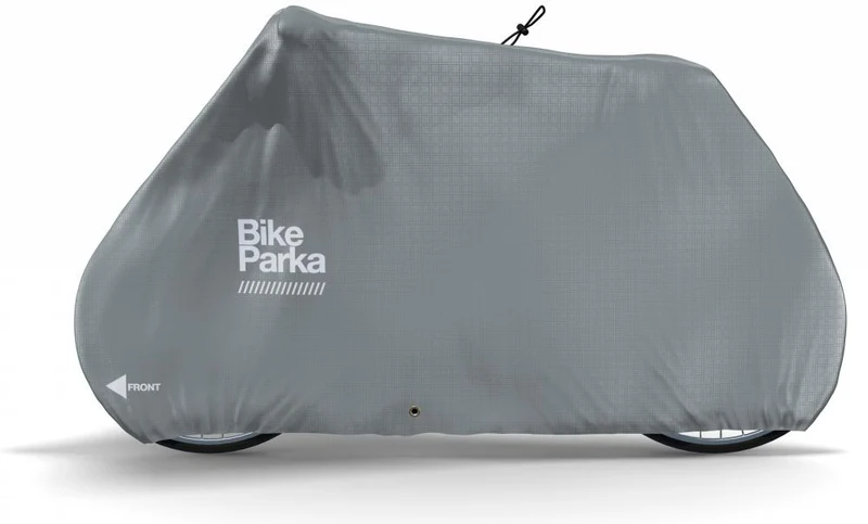 BikeParka Fahrradabdeckung STASH Grey - robuster Wetterschutz für Ihr Fahrrad