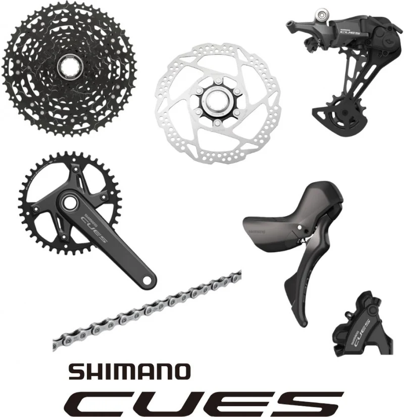 SHIMANO Gruppe CUES (FC-U6040-1) 10/11-fach, Größe 10 - moderne Dropbar-Schaltgruppe