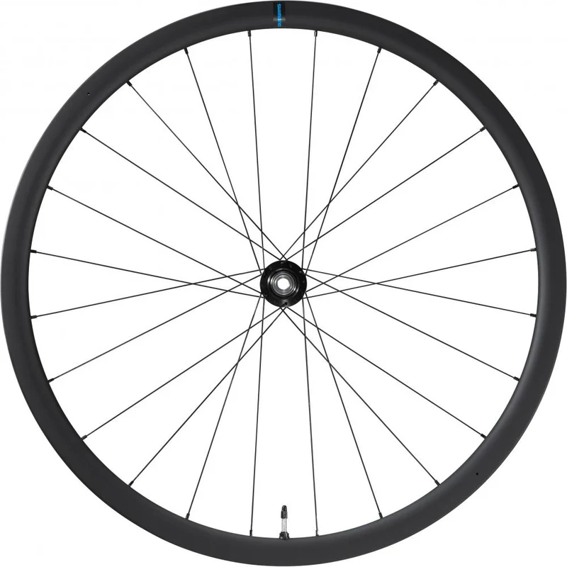 SHIMANO Vorderrad WH-RS710 C32 TL Laufrad - für Rennrad-Scheibenbremsen 28" 24 Loch Center-Lock 100x12 mm