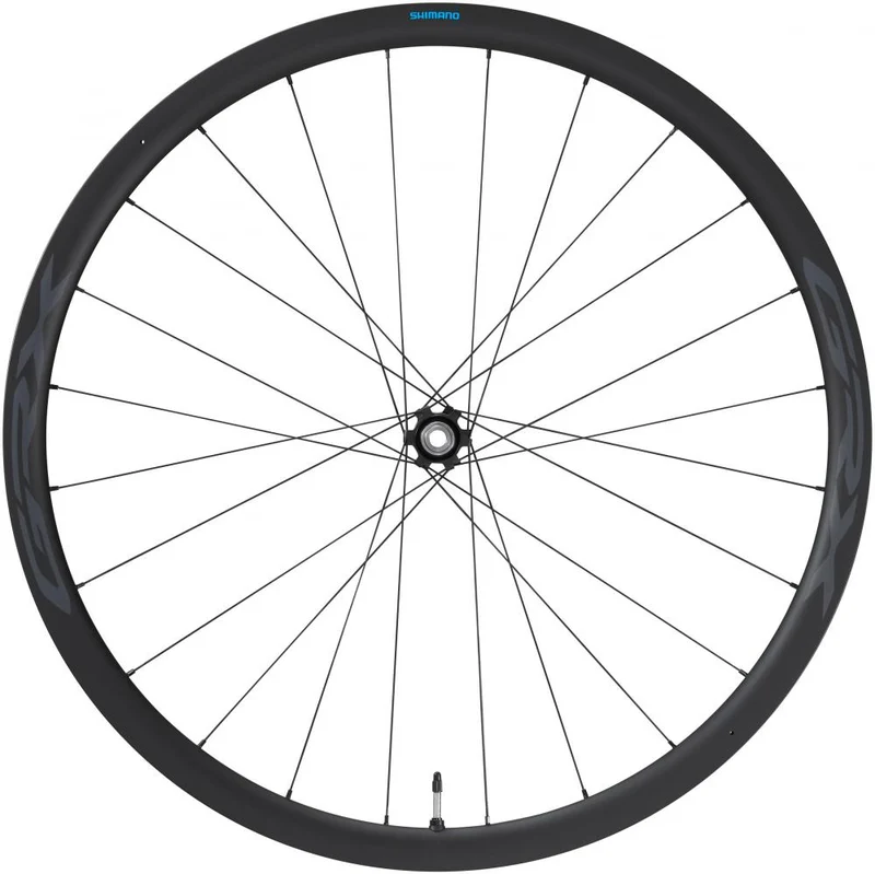 SHIMANO Vorderrad GRX WH-RX870 700C Laufrad - 28 Zoll Carbon Road/Gravel Scheibenbremse 24 Loch Center-Lock 100x12 mm