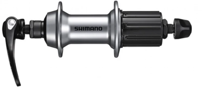 SHIMANO Hinterradnabe FH-RS400 - 28 Loch, Schnellspanner, Silber