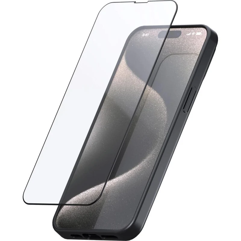 SP Connect SP Glass Screen Protector iPhone 16 rot - kristallklarer Display-Schutz