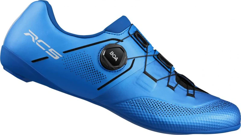 SHIMANO Fahrradschuhe RC503 Herren/Damen Road SPD-SL Fahrradschuhe Größe 42 breit, Blau
