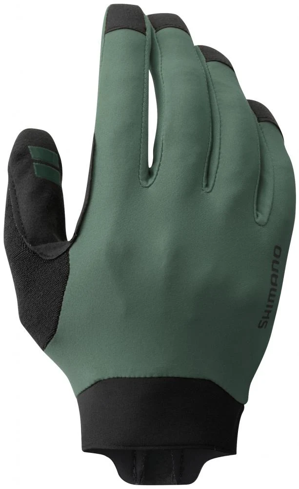 SHIMANO Enduro Gloves Olive Handschuhe - Langfinger MTB-Handschuhe für Trail und Enduro