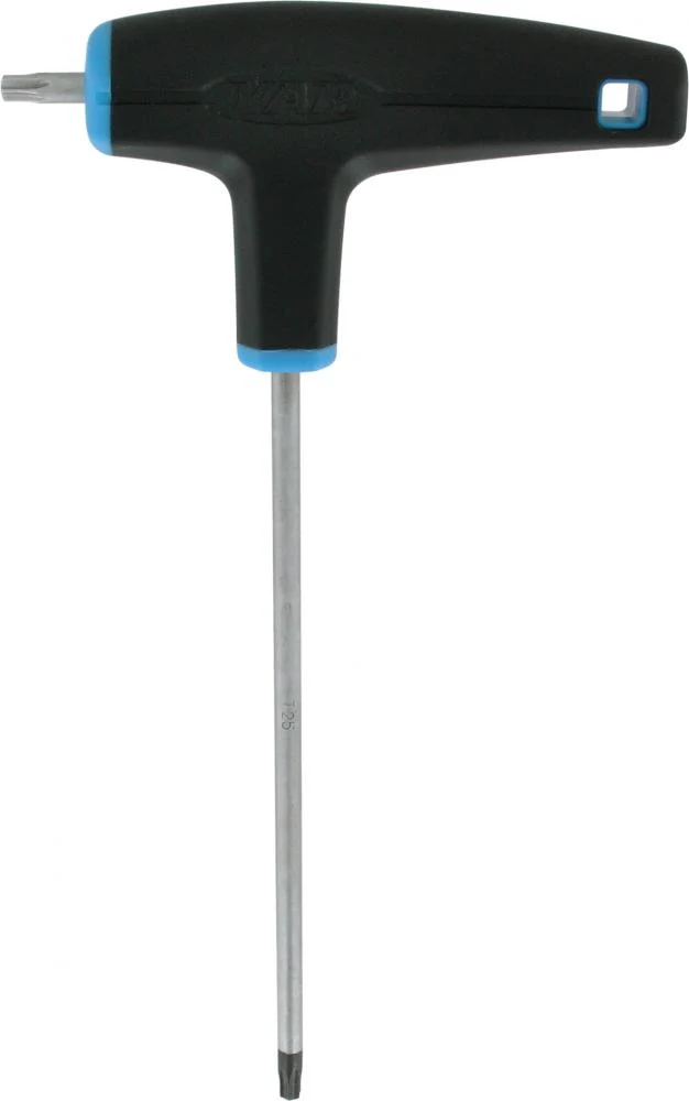 VAR Innensechsrundschlüssel CL-18200 T25 Größe T25 - ergonomischer T-Griff für präzises Arbeiten