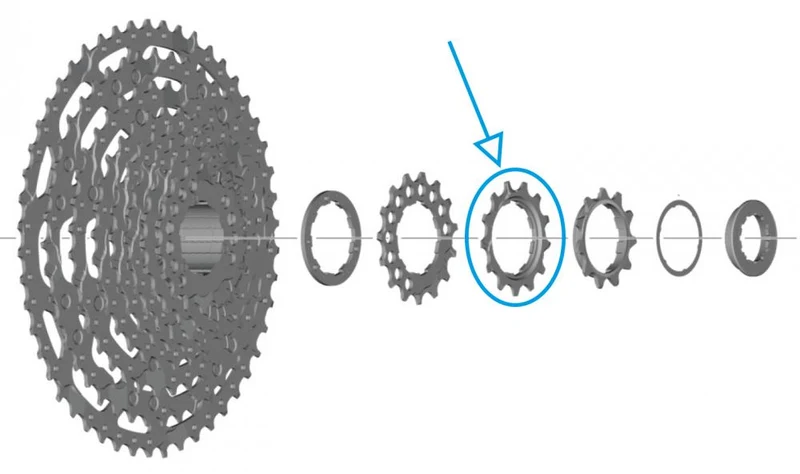 SHIMANO Ritzel für CS-LG600 - 13 Zähne