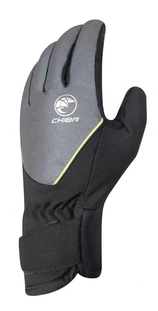 CHIBA Roadmaster Reflex - Radhandschuhe M, winddicht, reflektierend, Touchfinger
