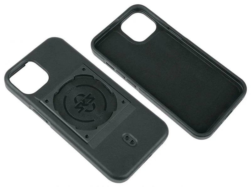 SKS COMPIT Cover für iPhone 14  Robuste 2-Komponenten-Hülle mit spezieller Befestigung für sichere Montage am COMPIT-System, stoßdämpfend und kabelloses Laden kompatibel