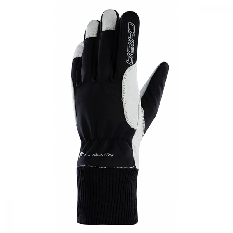 CHIBA Nordic Plus - winddichte, atmungsaktive Radhandschuhe mit Nappa-Leder, Größe 7