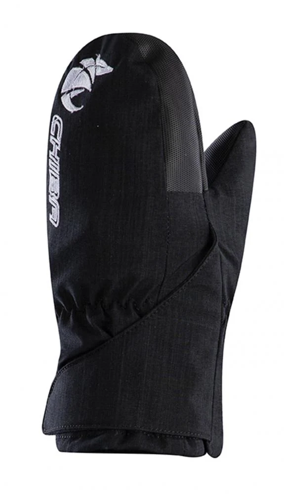 CHIBA Kids Basic Mitten - wasserdichte Kinder-Fäustlinge schwarz, Größe V