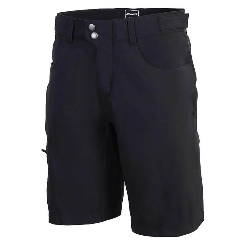 CHIBA Baggy Pants mit Innenhose Men - Radhose 4XL schwarz mit Sitzpolster