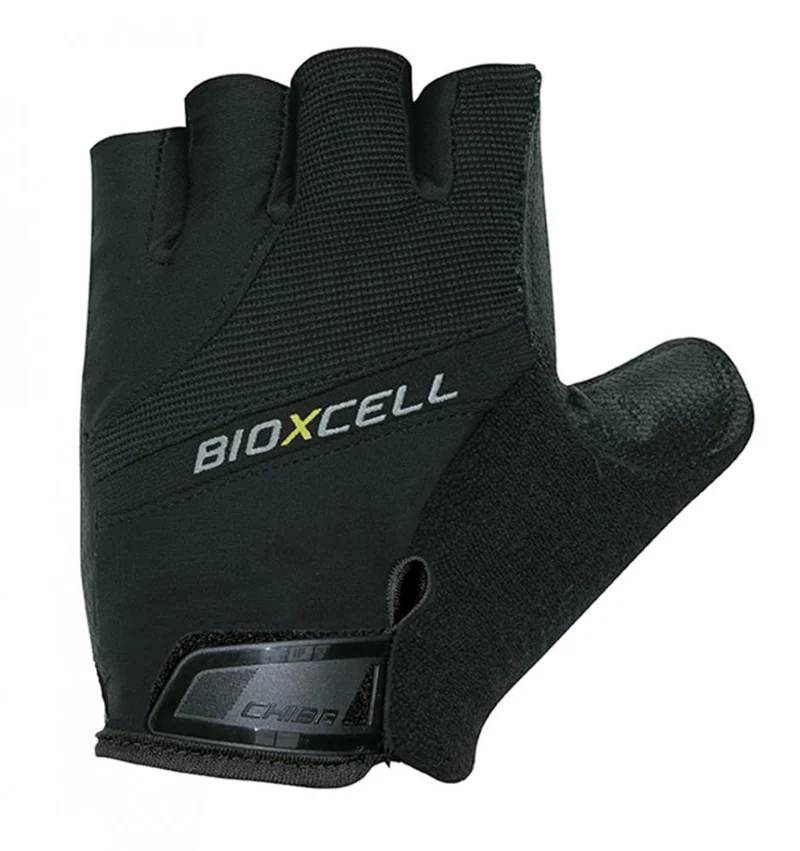 CHIBA BioXCell - Radhandschuhe kurz, schwarz, S, Gelpolster & BioXCell-Protektionssystem