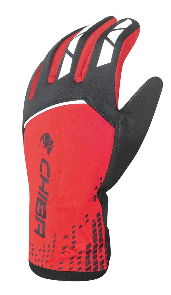 CHIBA 2nd Skin - wasserdichte, winddichte Softshell-Radhandschuhe mit Touchfunktion, XS, rot